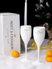 Белый небьющиеся бокалы из акрила