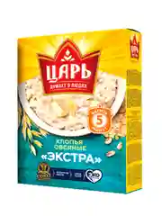 Хлопья овсяные "Экстра" ЦАРЬ, 400г
