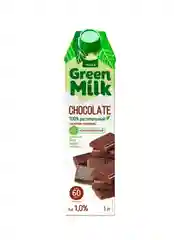 Растительный напиток шоколад GREEN MILK на соевой основе, 1л