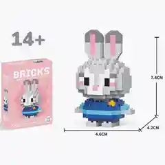 Серый конструктор 3D для мальчиков, девочек, Куроми, Мелоди, Спанч Боб и другие