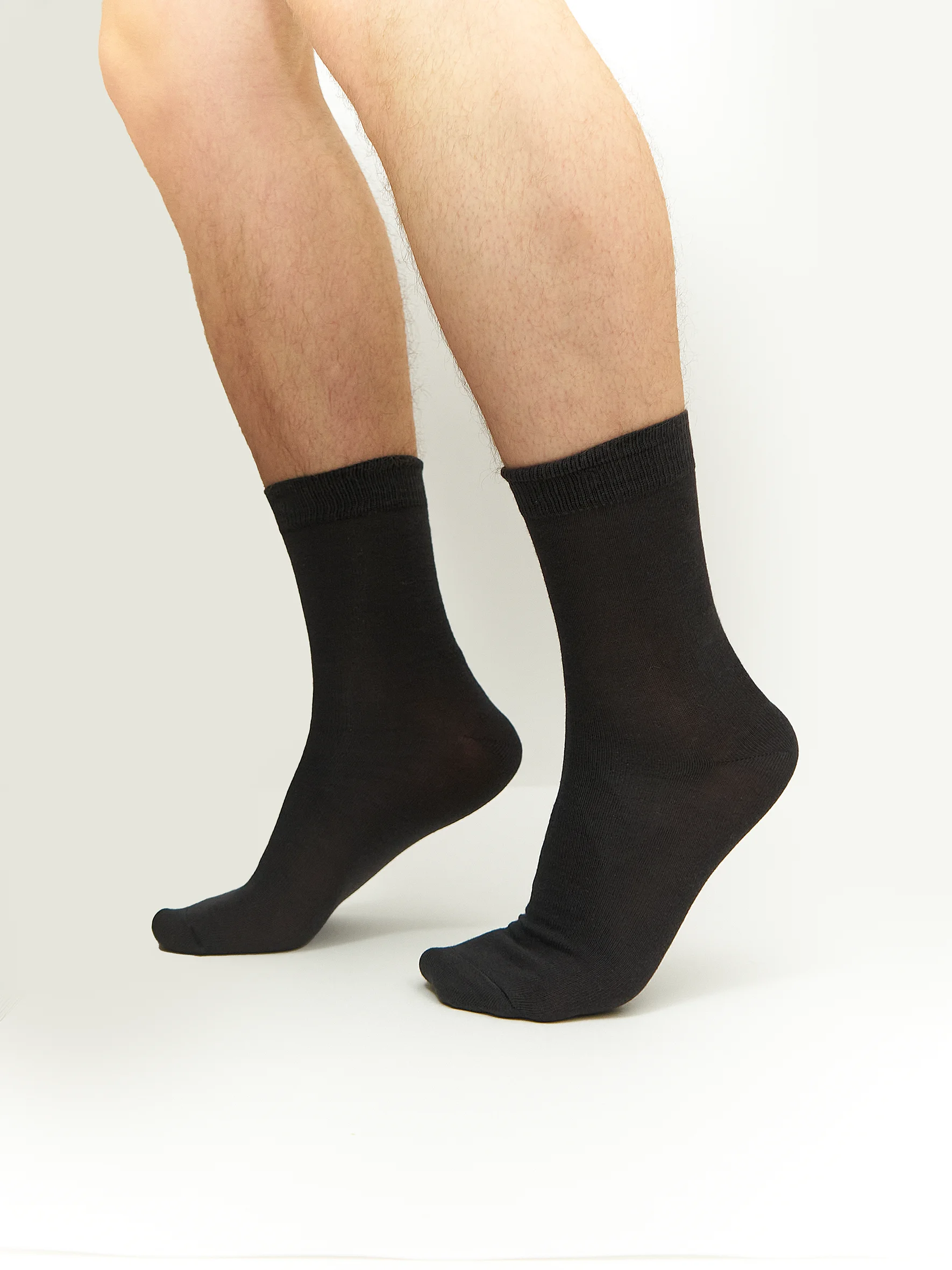Угольный носки мужские Classic Comfort", демисезонные, 80% хлопок, размеры 25, 27, 29