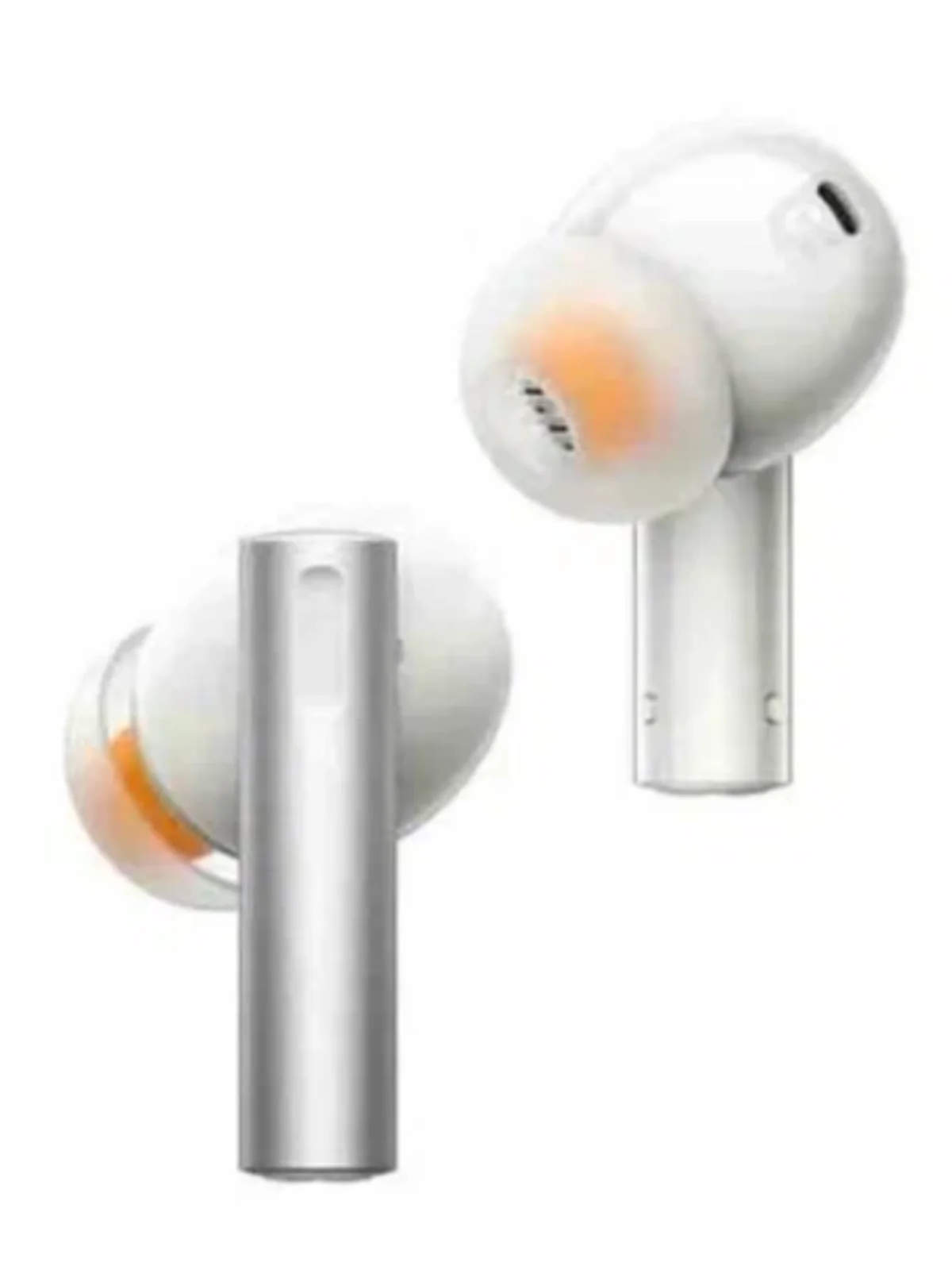 Наушники беспроводные Realme Buds Air 6, с шумоподавлением, мягкие амбушюры, серебро