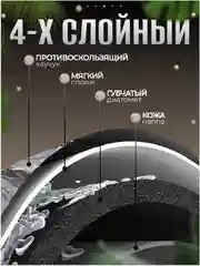 Серый коврик для ванной и туалета противоскользящий быстросохнущий