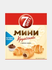 Мини-круассаны 7 Days с кремом какао, 105 г