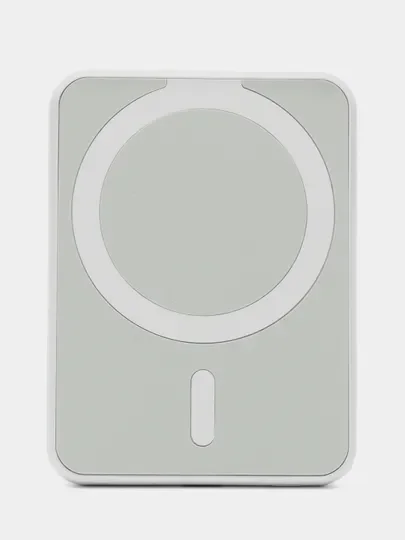 Белый повербанк REMAX для iPhone с magsafe и быстрой зарядкой 20W RPP-509 5000 mAh
