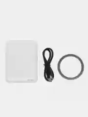 Белый повербанк REMAX для iPhone с magsafe и быстрой зарядкой 20W RPP-509 5000 mAh
