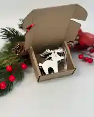Набор из 10 ёлочных игрушек "Оленёнок"