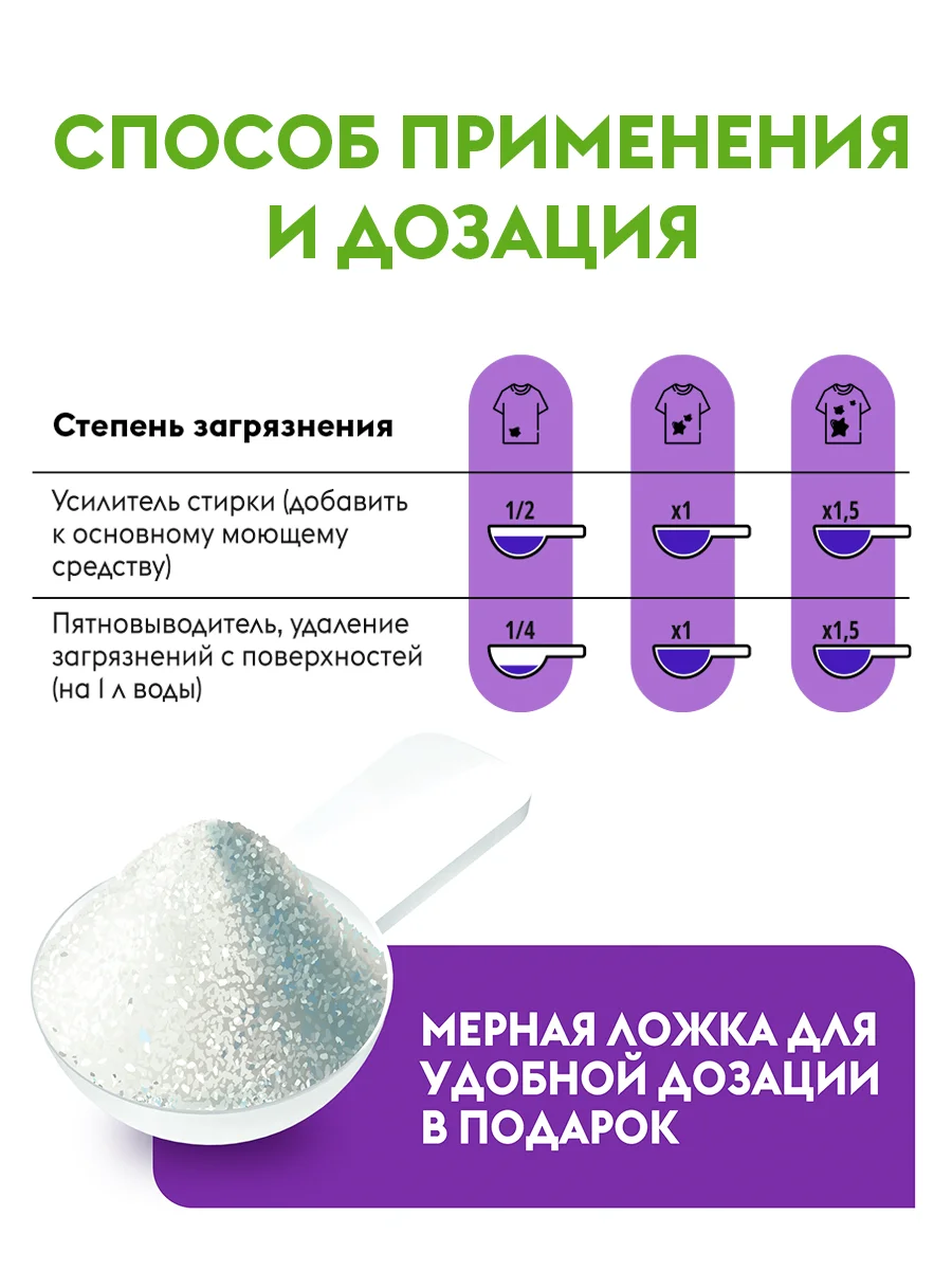 Кислородный отбеливатель и пятновыводитель DUTYBOX 1кг