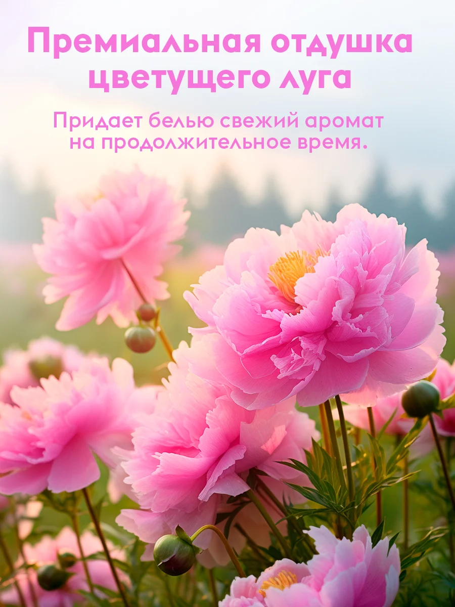 Кондиционер для белья DUTYBOX Цветущий луг 1л, 100 стирок, ультраконцентрат