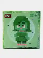 Тёмно-бирюзовый конструктор 3д детский 3D из блоков, детская развивающая игрушка, конструктор для детей