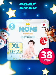 MOMI COMFORT CARE подгузники-трусики XL (12-17 кг), 38 шт