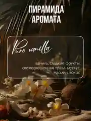 AMBREE Professional Парфюмированный гель для душа, аромат Pure Vanilla 250 мл с биотином