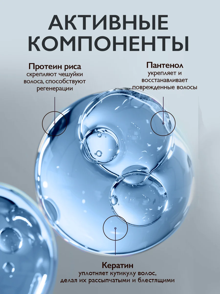 AMBREE Professional Спрей для волос 15в1 термозащита с кератином, Faboulous ego, 150мл