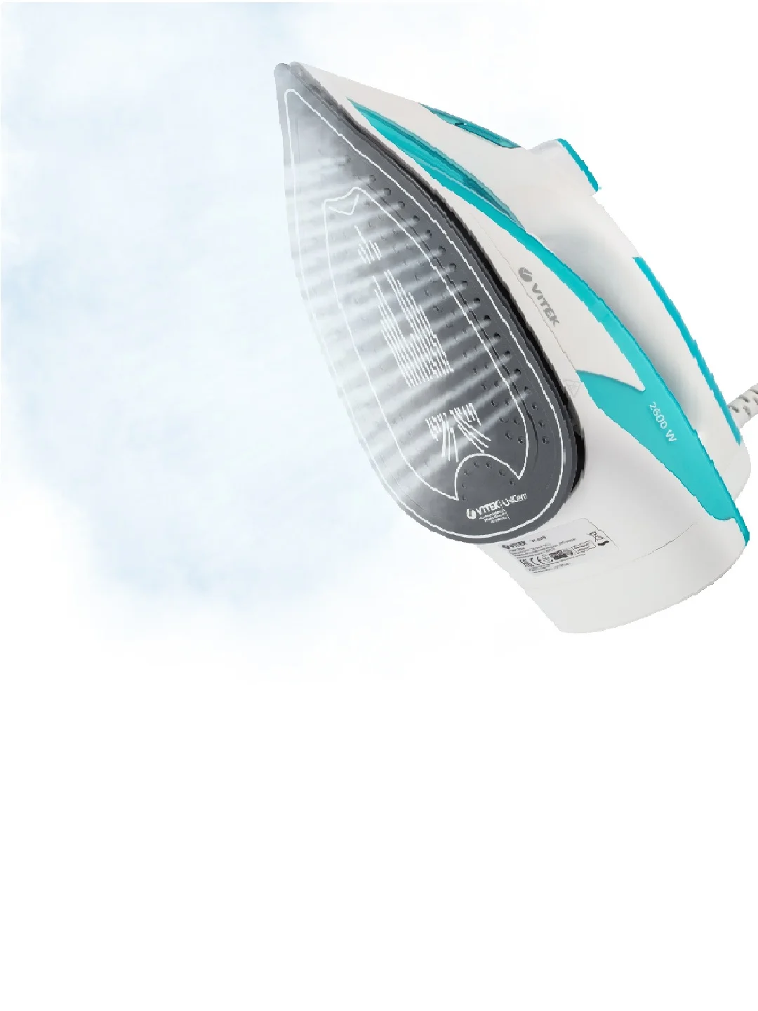 Утюг Vitek VT-8355 2600Вт бирюзовый/белый