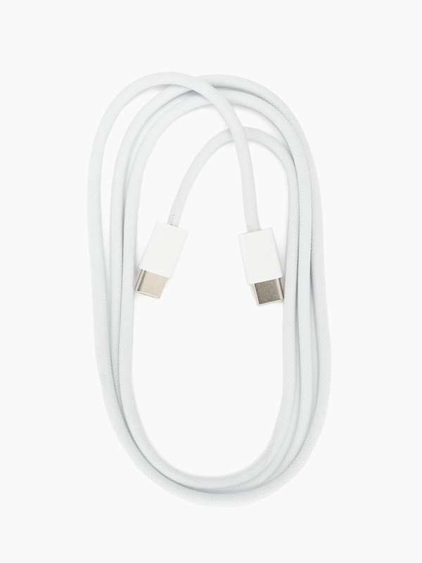 Кабель зарядный плетеный для Apple 16, 60W, Type С-Type С, с быстрой зарядкой, 1 метр