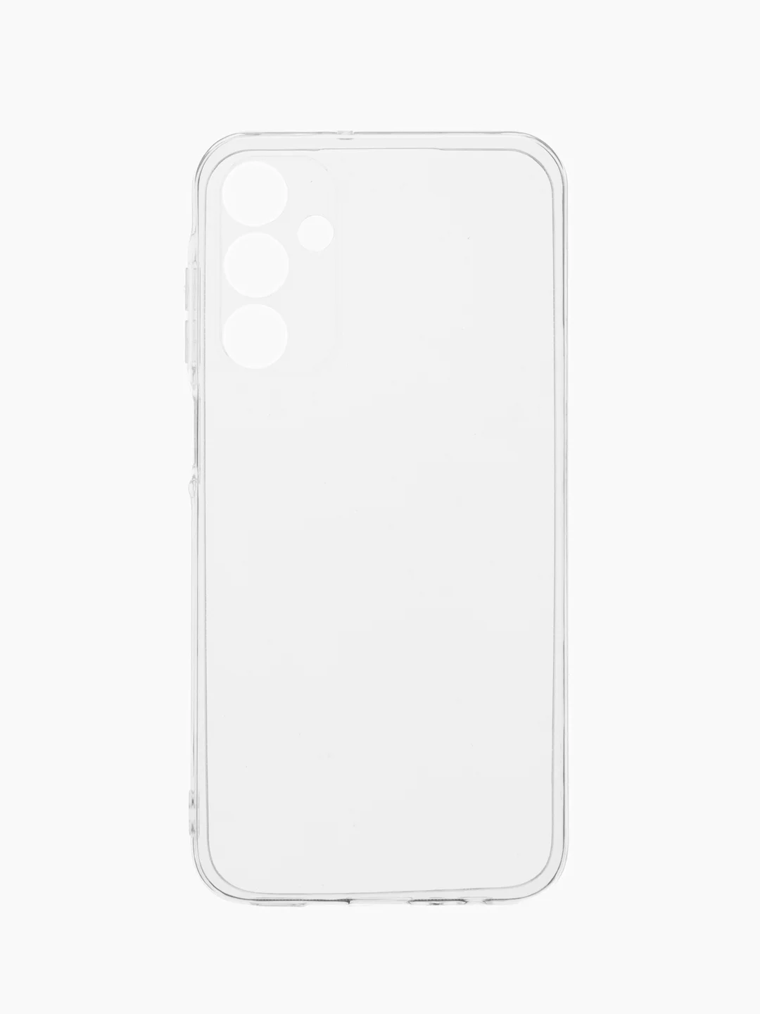 Ледяной чехол Samsung Galaxy A15 (Самсунг Галакси А15) прозрачный, силиконовый