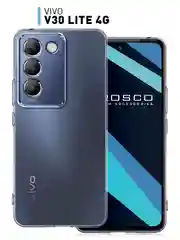 Чехол для Vivo V30/ V30 Lite 4G силиконовый ROSCO матовый/ прозрачный, бортик защита камер