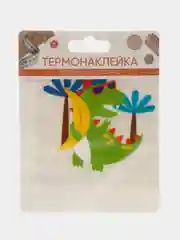 Термонаклейка "Динозаврик с бананом", 8 х 8 см