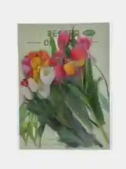Красный наклейка набор 40 шт. цветы
