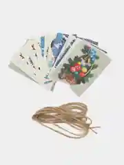 Гирлянда новогодние флажки Ретро Новый год