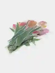 Красный наклейка набор 40 шт. цветы