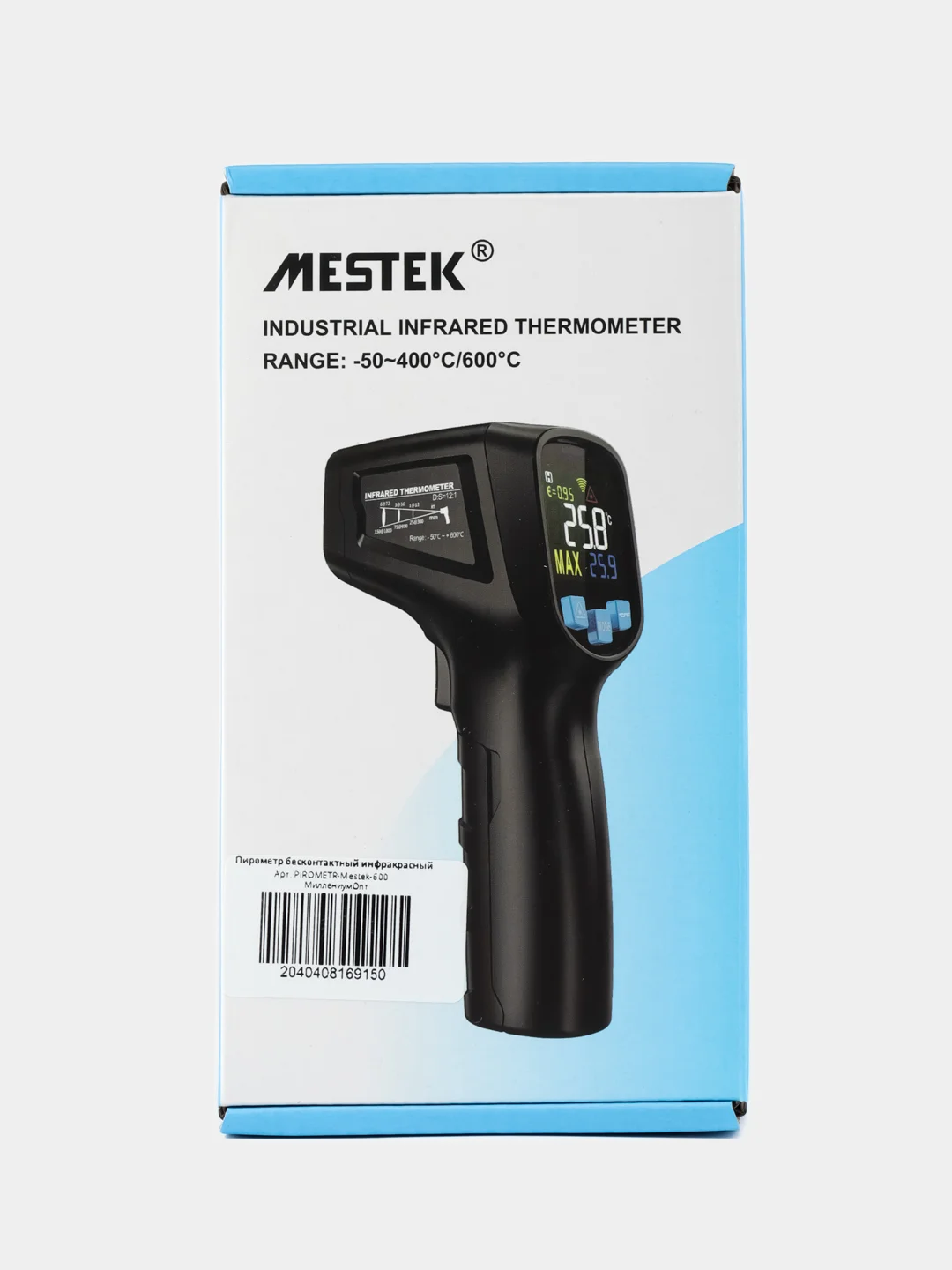Пирометр Mestek-600 бесконтактный инфракрасный термометр