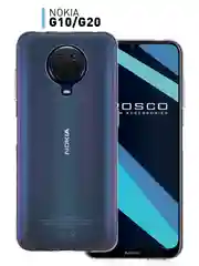 Силиконовый чехол ROSCO для Nokia G20 и Nokia G10 с защитой камер и от прилипания