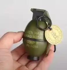 Зажигалка газовая/турбо Граната M26AI
