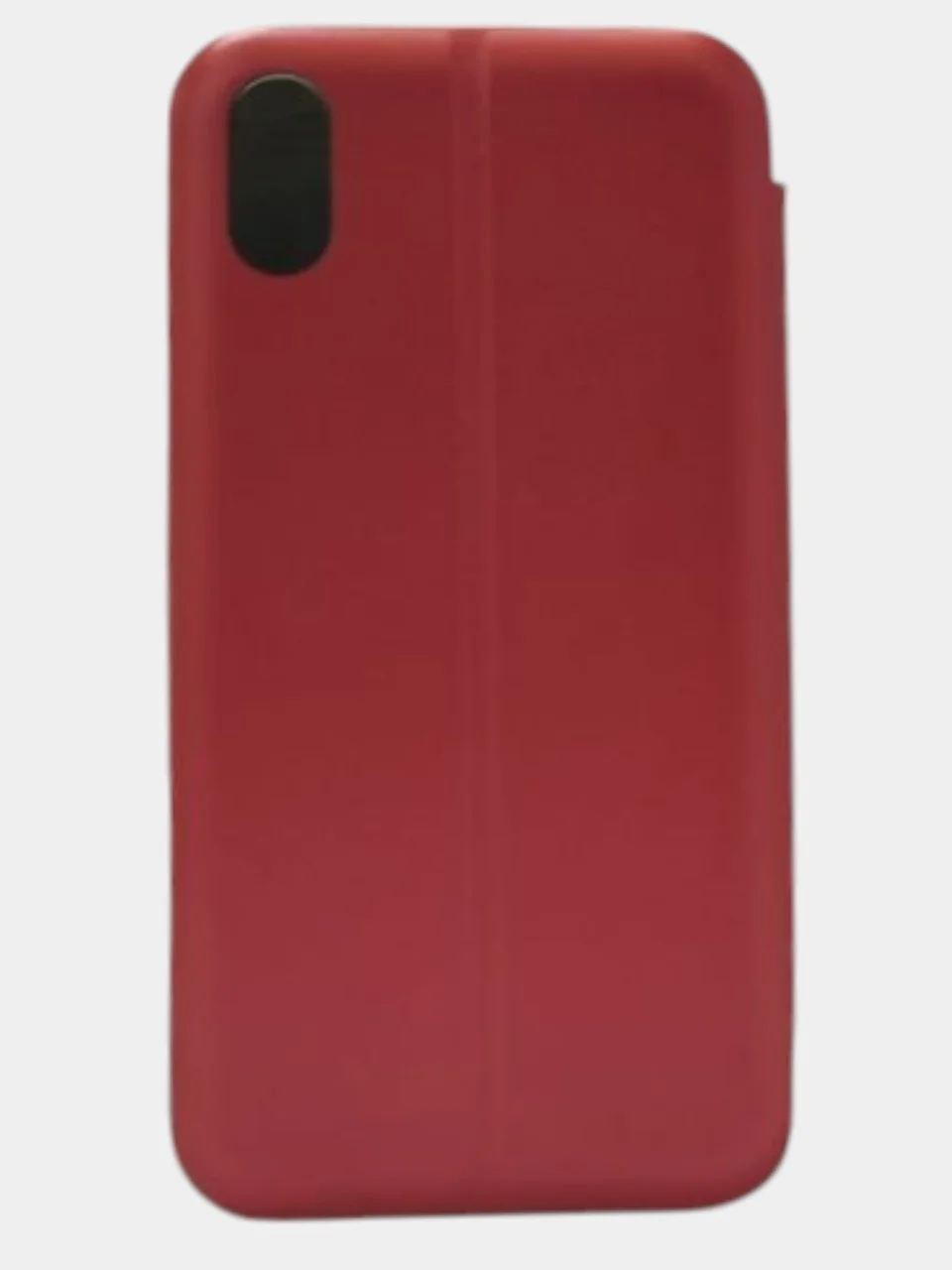 Красный чехол книжка с карточкой для iPhone X / XS / XS Max / 11 / 11 Pro / 11 Pro max