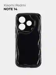 Черный чехол для Xiaomi Redmi Note 14 (Сяоми Ноут 14), противоударный