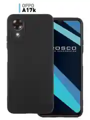 Чехол ROSCO для Oppo A17K, матовый, силиконовый, тонкий, бортик вокруг камер