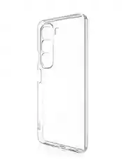 Прозрачный чехол для Infinix Hot 50 4G силиконовый BROSCORP матовый/ прозрачный тонкий, защита камер