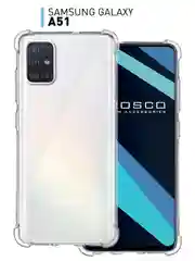 Чехол противоударный ROSCO для Samsung Galaxy A51, силиконовый, с усиленными углами