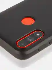 Черный чехол ROSCO для Lenovo K13 с матовым покрытием и бортиком (защитой) вокруг модуля камер