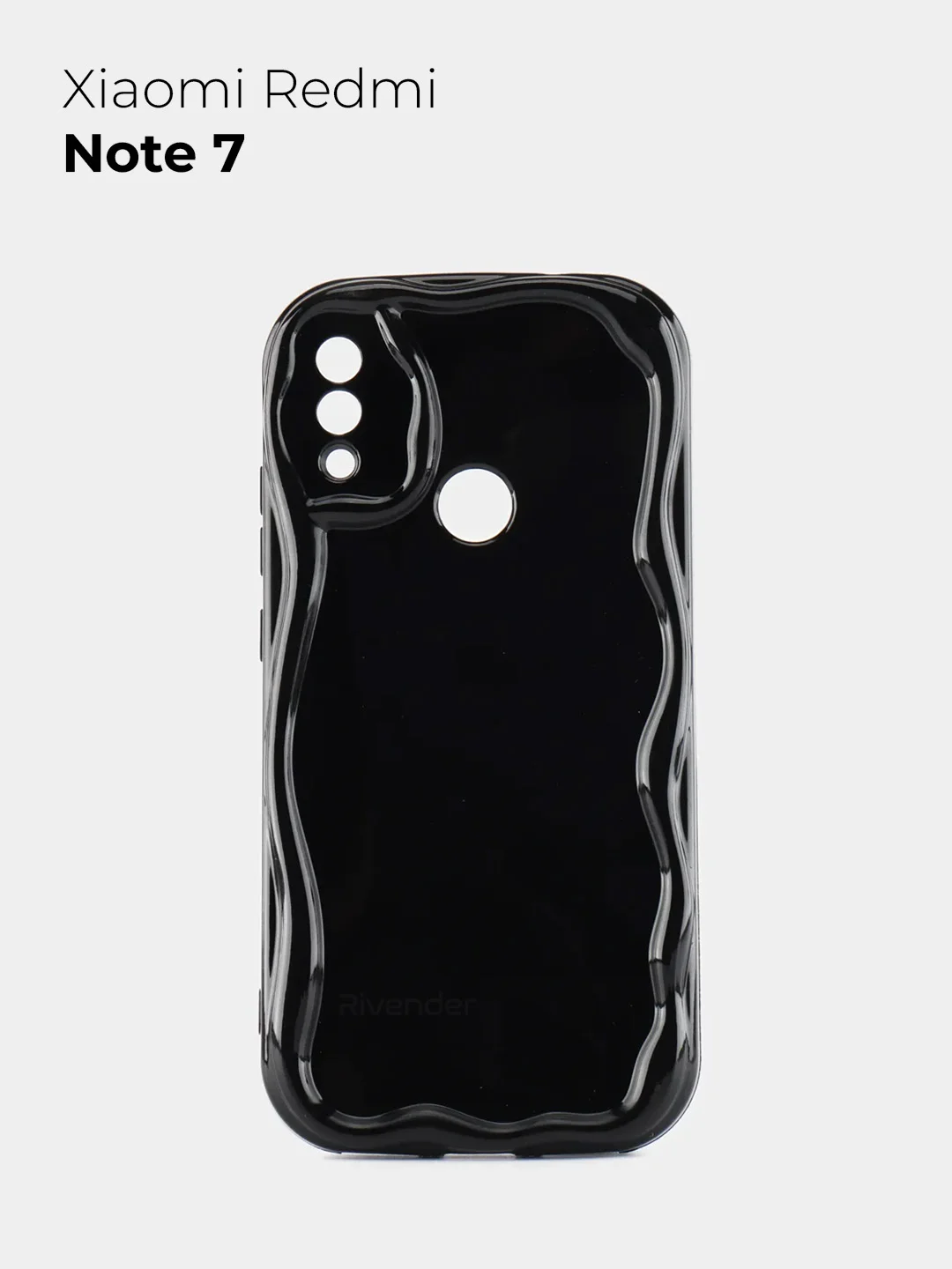 Черный чехол для Xiaomi Redmi Note 7 (Сяоми Редми Ноут 7) противоударный