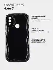 Черный чехол для Xiaomi Redmi Note 7 (Сяоми Редми Ноут 7) противоударный