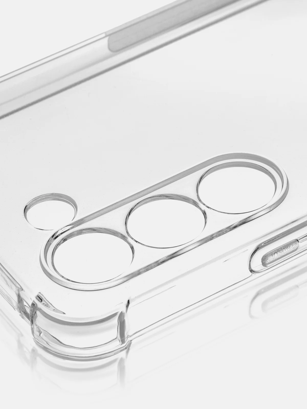 Прозрачный противоударный чехол для Vivo V30 Lite 4G силиконовый ROSCO прозрачный с усиленными углами