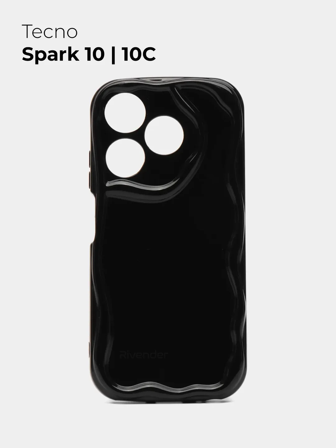 Черный чехол для Tecno Spark 10 4G / Spark 10C (Техно Спарк 10 4 Джи / 10С), противоударный