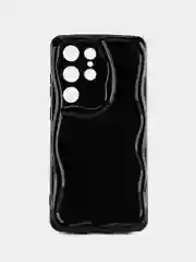 Черный чехол для Samsung Galaxy S23 Ultra (Самсунг Галакси С23 Ультра), противоударный