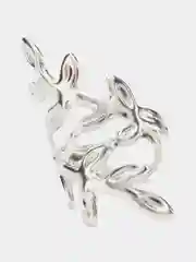 Серый металлик кольца-зажимы для волос/Аксессуары для кос/Колечки для волос/Кольца для кос/Пирсинг, соединительные кольца