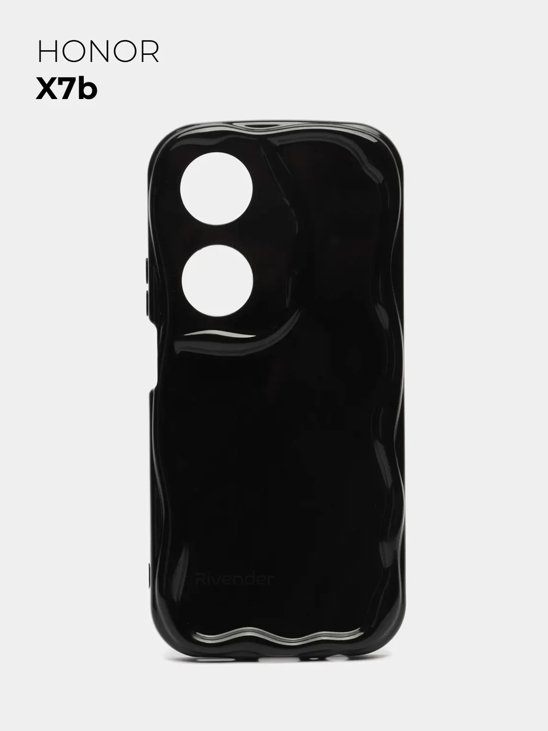 Черный чехол для Honor X7B (Хонор Х7Б), противоударный