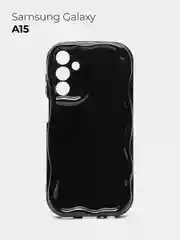 Черный чехол для Samsung Galaxy A15 (Самсунг Галакси А15), противоударный