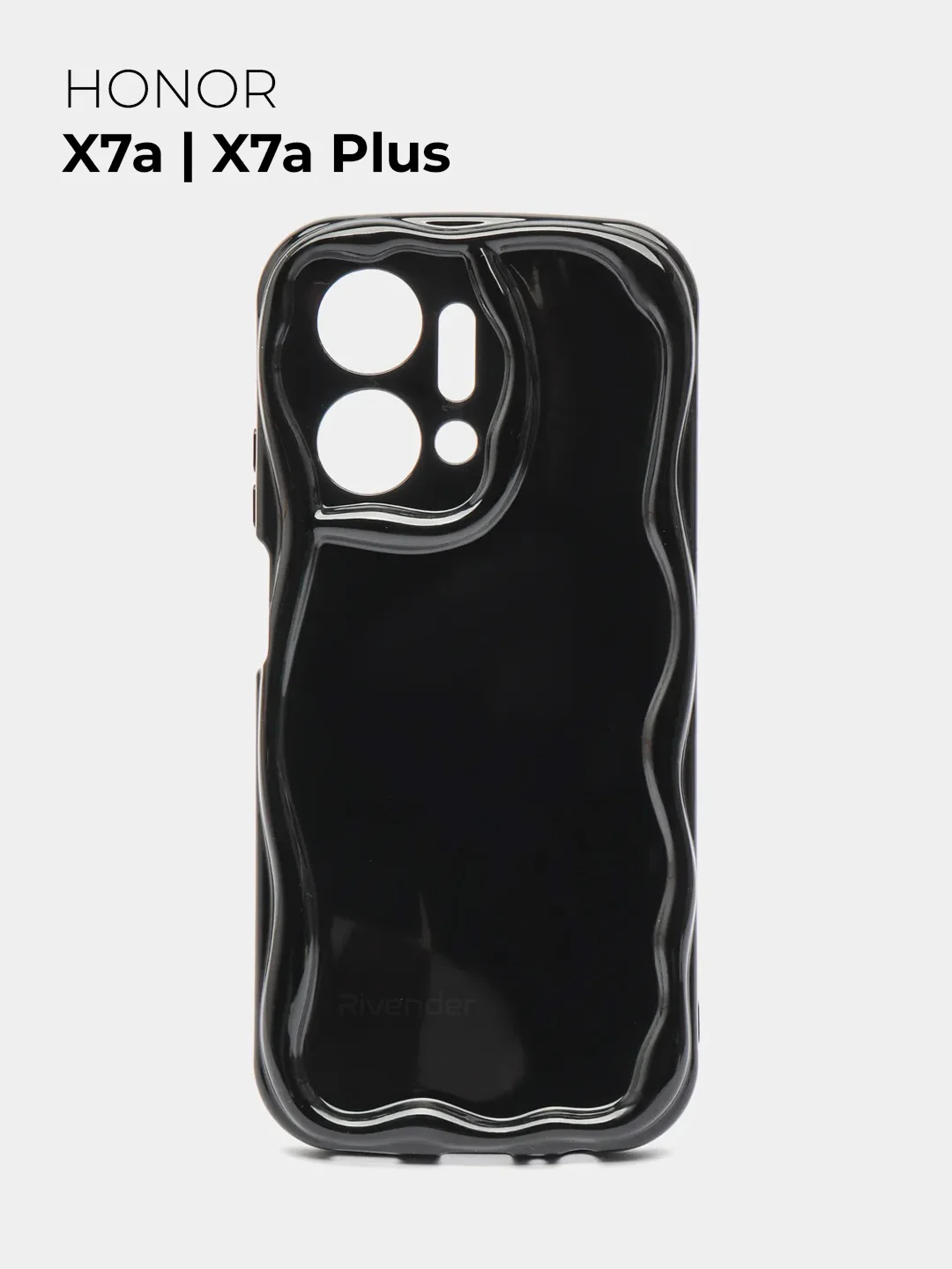 Черный чехол для HONOR X7a / X7a Plus (Хонор Х7А Плюс), противоударный