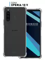 Противоударный чехол ROSCO для Sony Xperia 10 V силиконовый, с усиленными углами