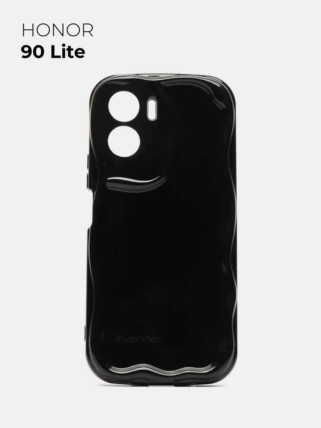 Черный чехол для Honor 90 Lite (Хонор 90 Лайт), противоударный