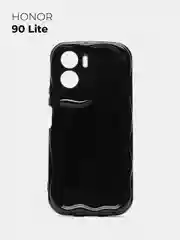 Черный чехол для Honor 90 Lite (Хонор 90 Лайт), противоударный