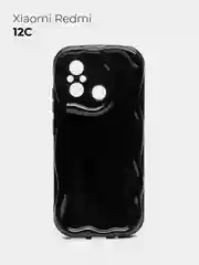 Черный чехол для Xiaomi Redmi 12C 4G (Сяоми Редми 12С 4 Джи), противоударный