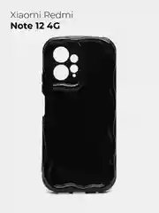 Черный чехол для Xiaomi Redmi Note 12 4G (Сяоми Редми Ноут 12 4 Джи), противоударный