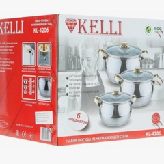 Набор посуды KELLI KL-4206 6 предметов