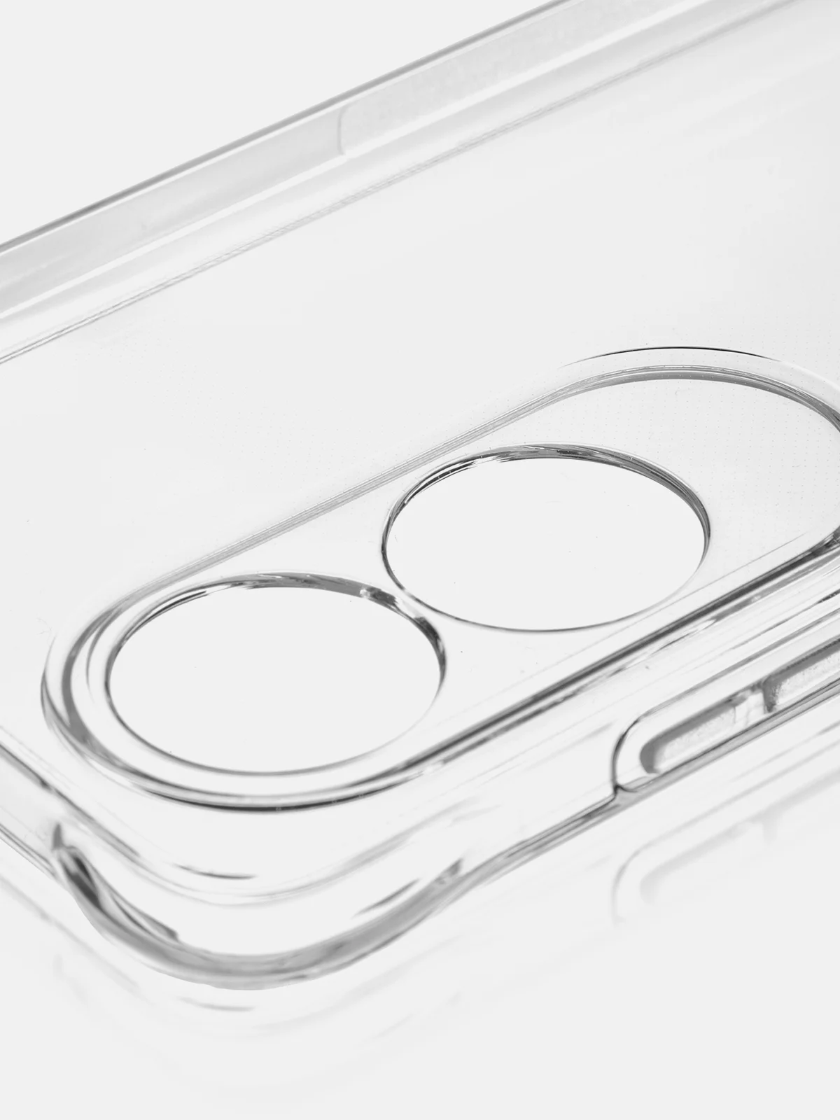 Прозрачный чехол для Oppo A60 противоударный силиконовый ROSCO прозрачный с защитой камер, углов